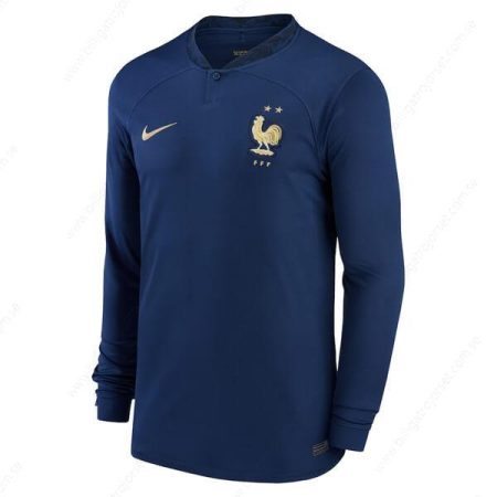Frankrike Hemmatröjor Long Sleeve 2022 – Herrar Fotbollströjor