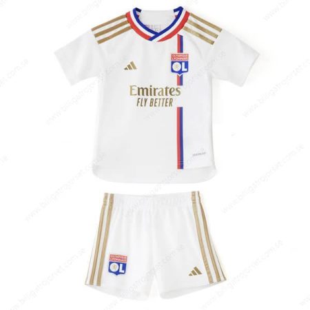 Olympique Lyon Hemmatröjor Barn Fotbollströjor 23/24
