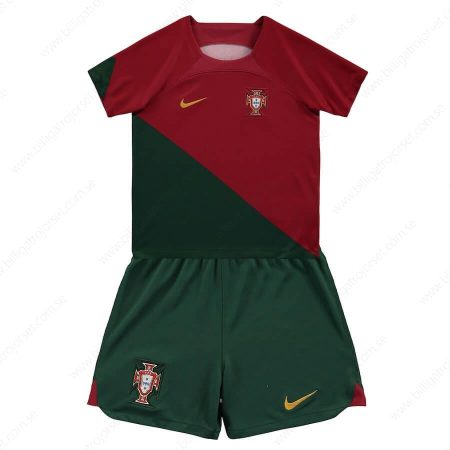 Portugal Hemmatröjor Barn Fotbollströjor 2022