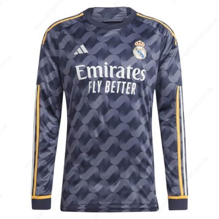 Real Madrid Bortatröjor Long Sleeve 23/24 – Herrar Fotbollströjor