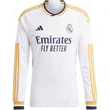 Real Madrid Hemmatröjor Long Sleeve 23/24 – Herrar Fotbollströjor