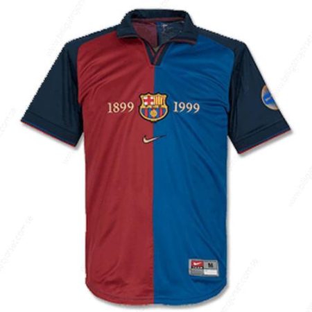 Retro FC Barcelona Centenary Hemmatröjor 1999 – Herrar Fotbollströjor